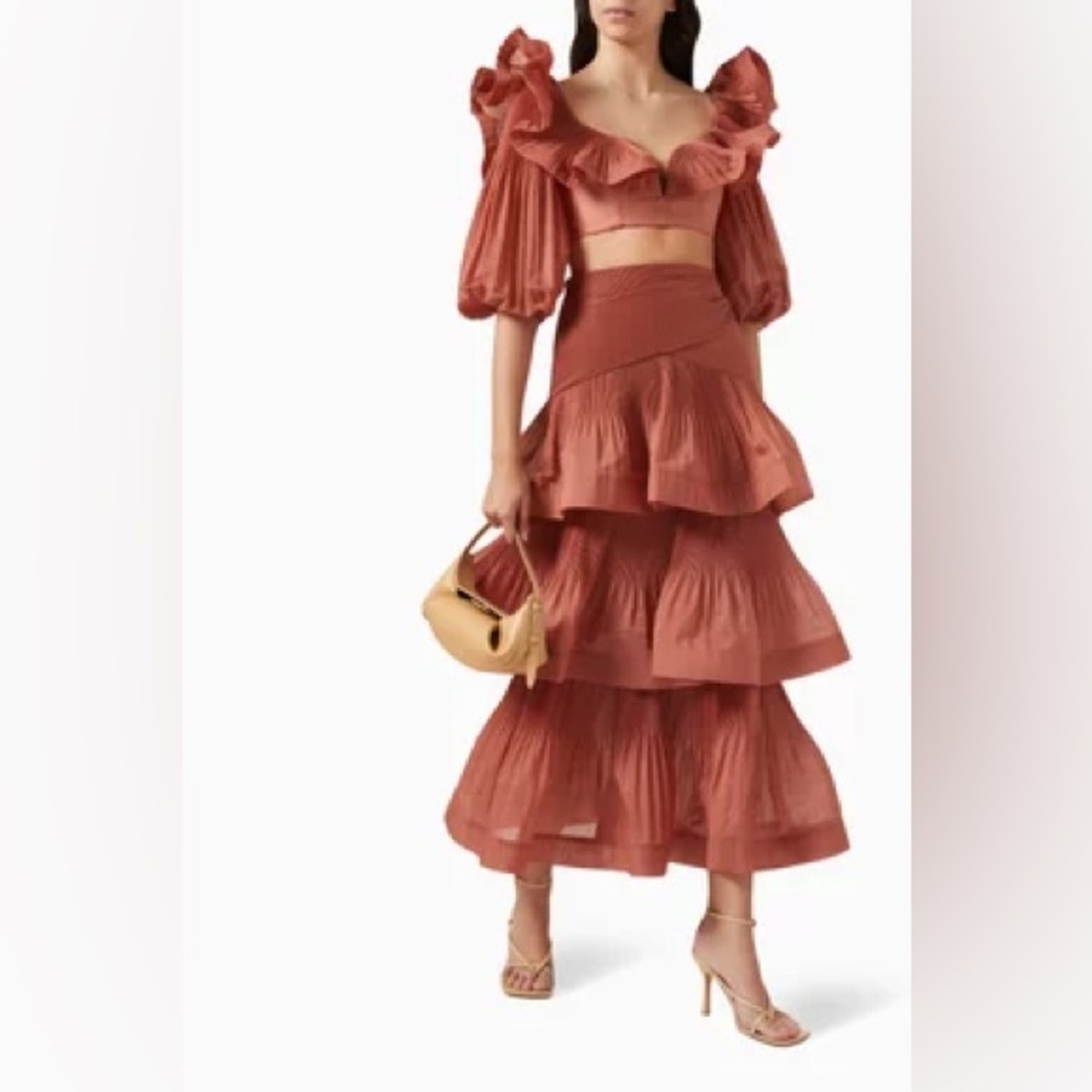 ZIMMERMANN Two-Piece Ruffle Set - Picture 7 of 8